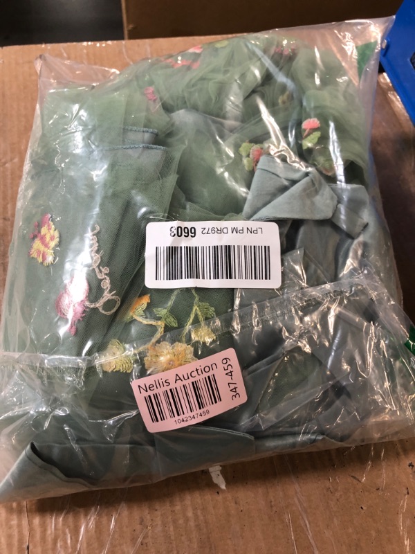 Photo 1 of ***(BROKEN CLIP)***
IBTOM CASTLE Spring Dresses for Girls 14-16: Flower Girls Spaghetti Strap Tulle Floral Dress Long A Line Wedding Pageant Dresses Princess Birthday Party Ball Gown Formal Dress Sage Green 12 Years