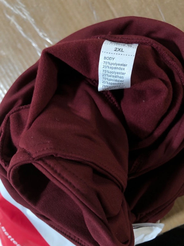 Photo 1 of (BAGGED) (XL) baleaf Women's Fleece Lined Pants Winter Warm Leggings Waterproof Thermal Flare Leggings Tummy Control High Waist Bootcut for Outdoor Hiking Wine Red XL