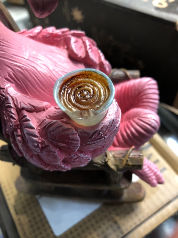 Photo 1 of ***(MINOR CHIP/ UNABLE TO TEST)***
Goodeco Solar Flamingo Statue Outdoor - Perfect Relaxing Fairy Garden Gifts, Great as Birthday or Mom Gifts - 8.1 inches Tall, Pink