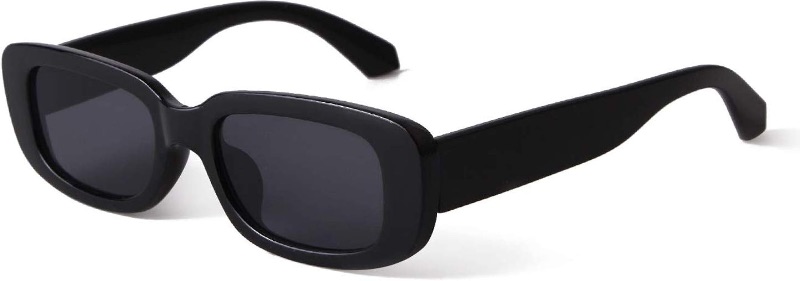 Photo 1 of  Rectangle Sunglasses for Women Retro Driving Glasses 90’s Vintage Fashion Narrow Square Frame UV400 Protection