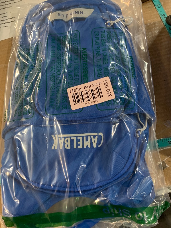 Photo 1 of CamelBak Mini M.U.L.E. Kids Hydration Backpack for Hiking and Biking - 50oz, Blue