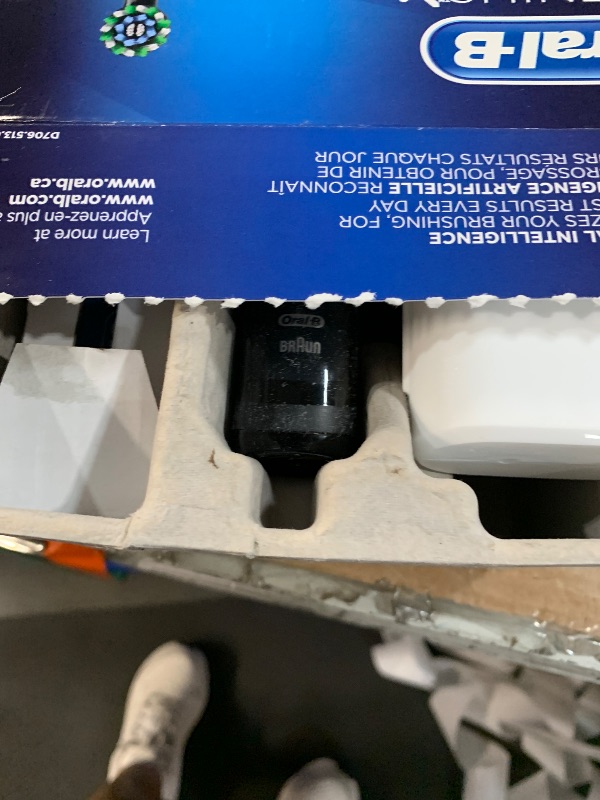 Photo 1 of ***(MAJOR DAMAGE/ MISSING PARTS)***
Oral-B Genius X Limited Rechargeable Electric Toothbrush with 1 Replacement Brush Head, Travel Case, Midnight Black