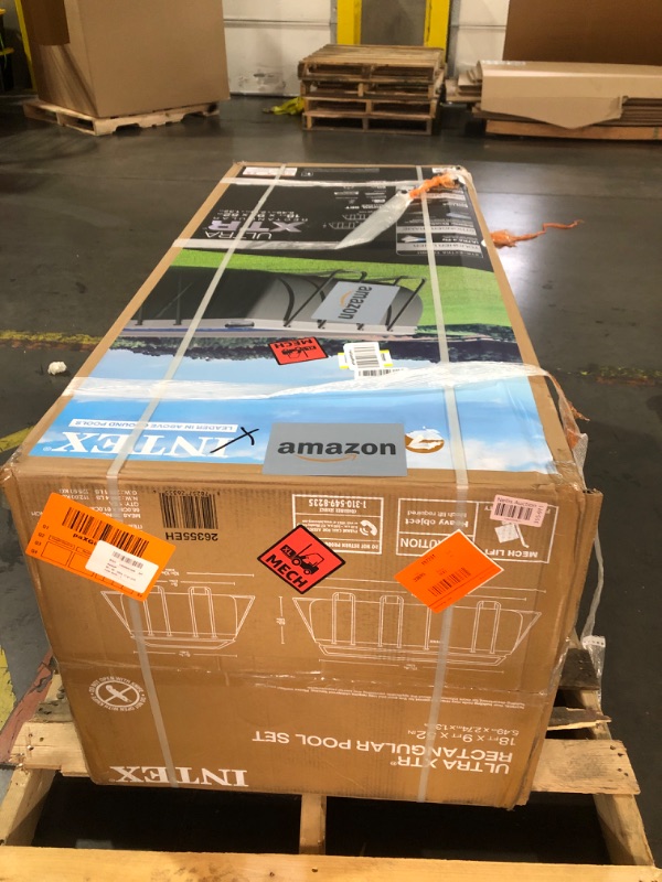Photo 1 of ***FACTORY SEALED***Intex 18' x 9' x 52" Ultra XTR Rectangular Frame Swimming Pool Set with Pump - Above Ground Backyard Large Rectangle Pool with 45-Inch Deep Water