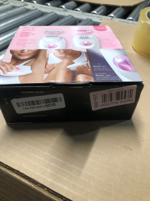 Photo 1 of (MISSING CHARGING CORD) Braun Epilator Silk-epil 3 3-270, Hair Removal Device, Epilator for Women, Shaver & Trimmer, Hair Removal