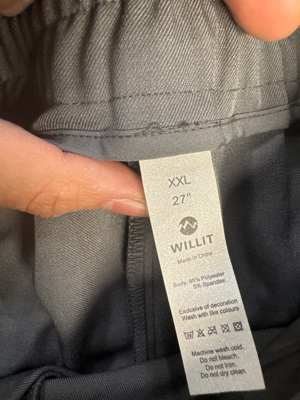 Photo 1 of **XXL***
Willit Women's Wide Leg Pants Work Dress Pants Casual Palazzo Pants High Waisted Business Office Slacks 27" Ink Gray XXL