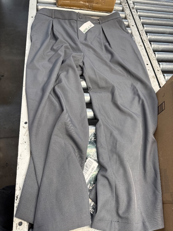 Photo 1 of **XXL***
Willit Women's Wide Leg Pants Work Dress Pants Casual Palazzo Pants High Waisted Business Office Slacks 27" Ink Gray XXL