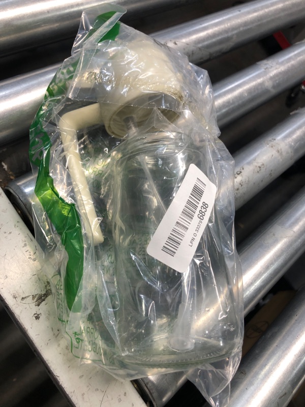 Photo 1 of ***(HEAVILY USED/ MISSING PARTS)***
YRRAMATE 16oz/470ml Glass Olive Oil Sprayer for Cooking with Stickers, 2 in 1 Oil Dispenser for Kitchen Gadgets, Food Grade Premium Spray Bottle for Salad, Frying, BBQ (Creamy White)