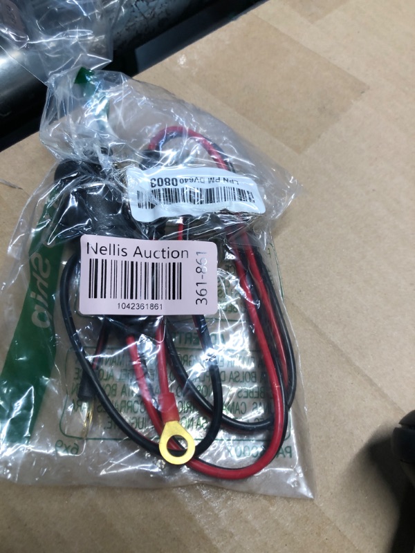 Photo 1 of [2 PACK] 3FT 12V Female Socket Battery Eyelet Ring Terminal 12volt Extension Cord Outlet Adapter Plug Power Supply Car Electrical Dc Charger Accessory Connector Kit 10Fuse