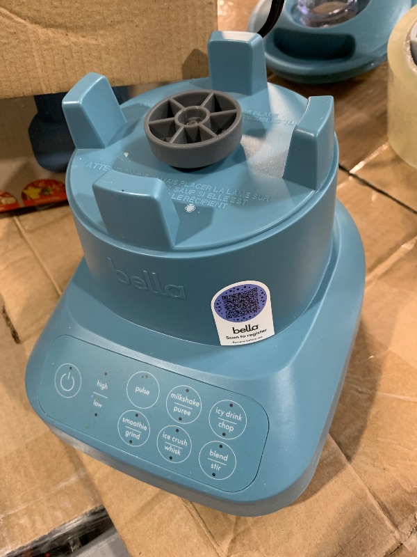 Photo 1 of (missing pitcher) bella 10 Speed Countertop Blender, Juicer & Smoothie Maker, Fits-anywhere™ Kitchenware