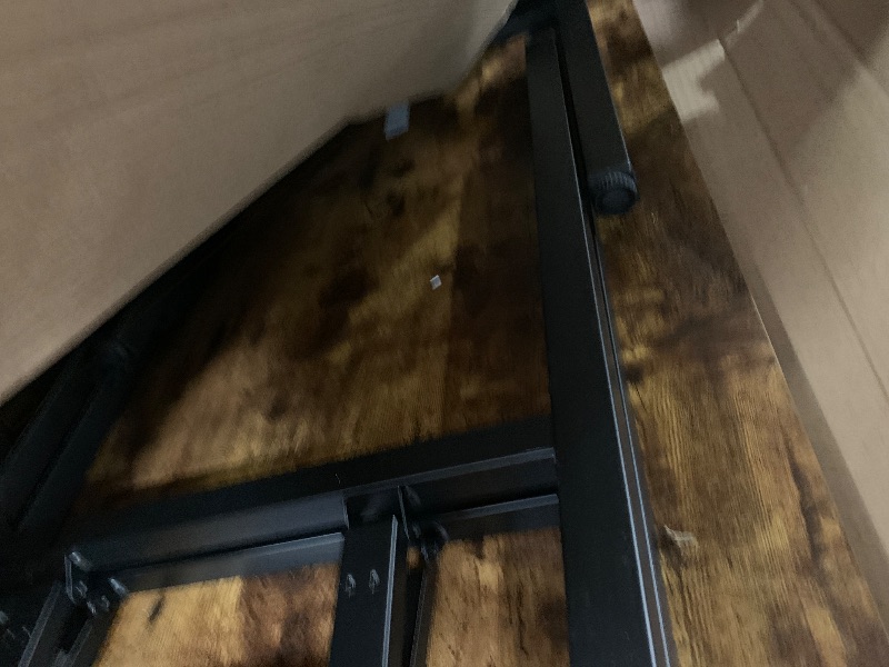 Photo 1 of ***PARTS ONLY***Need Office Computer Desk - 47.2L Sturdy and Heavy Duty Folding Laptop Table,Writing Table/Home Office Desk/Sewing Table,No Assembly Required,Rustic Brown AC5FB(120 * 60)