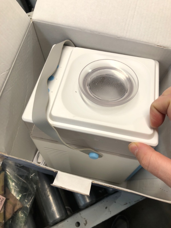 Photo 1 of (PARTS) Portable Air Conditioner Fan, Rechargeable 4-IN-1 Personal Mini Cooler Humidifier, 3-Speed Evaporative Air Cooler with 7 Color Lights, Cordless AC Desktop Spray Fan, Quiet Desktop Cooling Fan