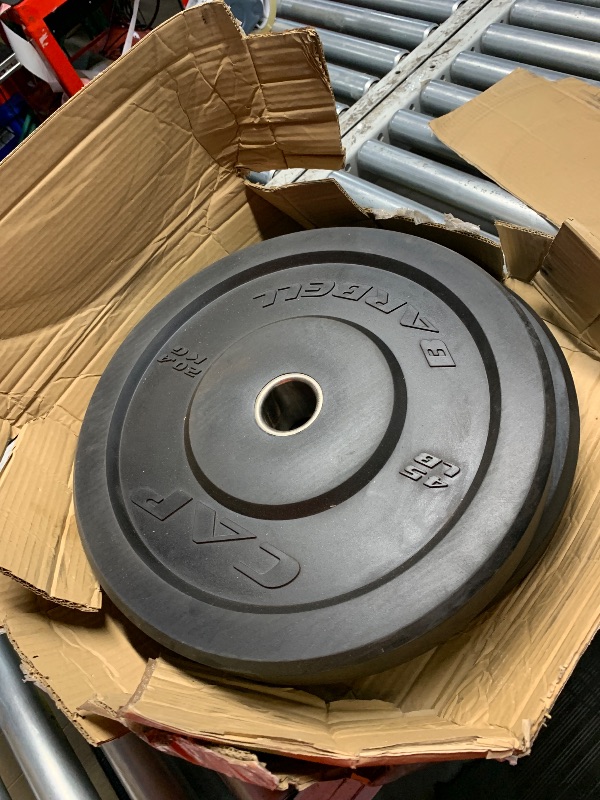 Photo 1 of ***2 ***CAP Barbell Elite Olympic Bumper Plates, Black