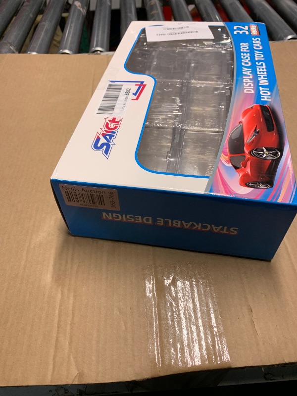 Photo 1 of (PARTIAL) Saichotoy Hot Wheels Display Case: Stackable Toy Car Storage, Transparent Organizer for Matchbox & Hot Wheels 1/64 Scale Diecast Cars (32 Packs, Clear Case Only)