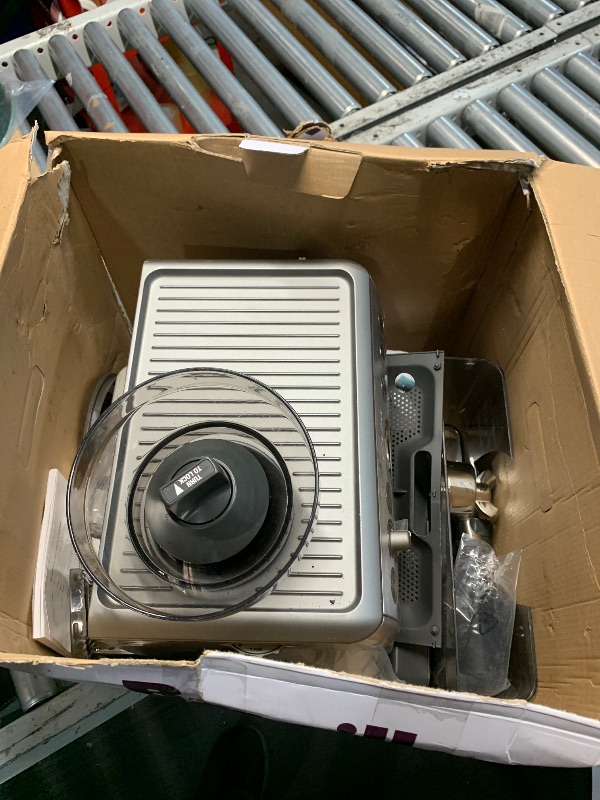 Photo 1 of *********FINAL SALE-FOR PARTS ONLY-NON FUNCTIONAL/MISSING PARTS**************
Breville Barista Express Espresso Machine BES870XL, Brushed Stainless Steel