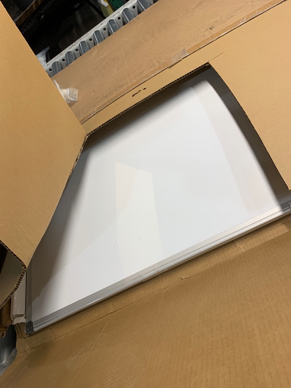 Photo 1 of ***CRACKED AND DAMAGED***TRUCK/TRAILOR PICK-UP ONLY*** Amazon Basics Magnetic Dry Erase White Board