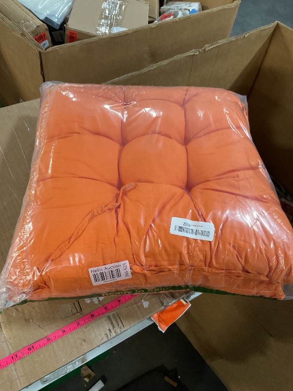 Photo 1 of ***Stock Photo for reference only ***Its Cushion only **
Patio Seat Cushions Set of 1, Indoor Outdoor Furniture Cushion, Orange