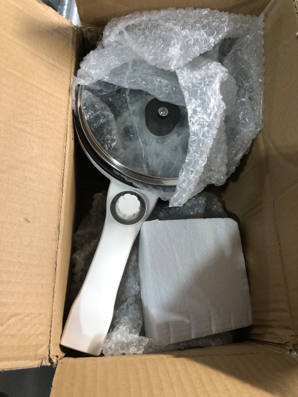 Photo 1 of DEZIN Hot Pot Electric Upgraded, Non-Stick Sauté Pan, Rapid Noodles Electric Pot, 1.5L Mini Portable Hot Pot for Steak, Egg, Fried Rice, Ramen, Oatmeal, Soup with Power Adjustment