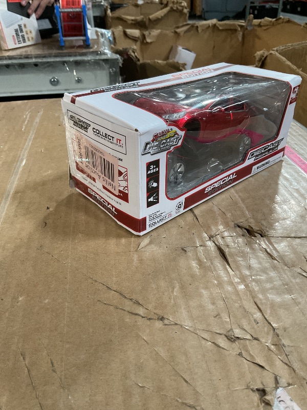 Photo 1 of 1:32 Scale Model 3 Car Toy Pull Back with Sound and Light, Alloy Diecast Mini Vehicles Toys for Kids Gift or Tesla Car Model Collection Enthusiasts Gift (Brilliant Red)