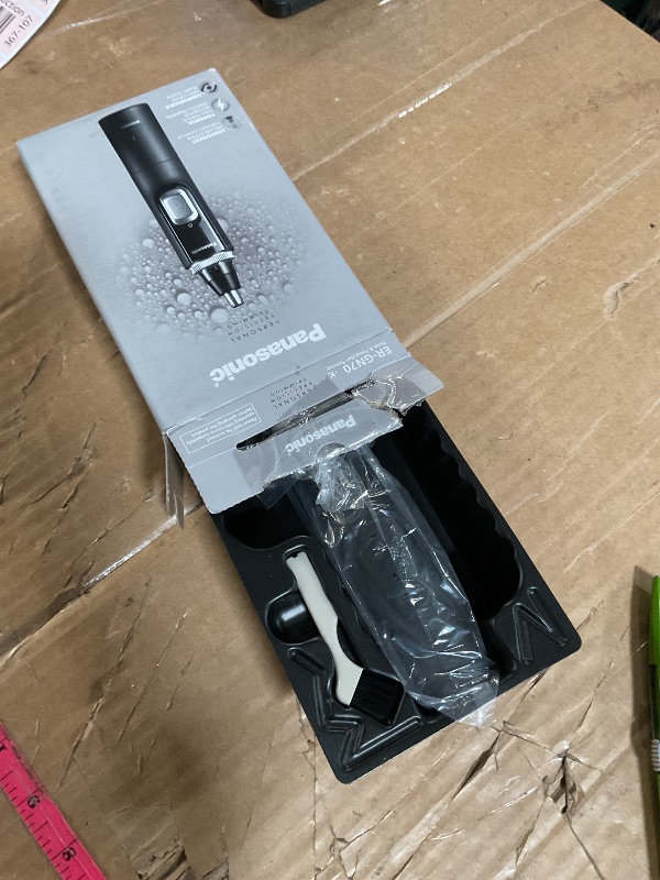 Photo 1 of Panasonic Ear and Nose Hair Trimmer for Men with Vacuum Cleaning System, Powerful Motor and Dual-Edge Blades for Smoother Cutting, Wet/Dry – ER-GN70-K (Black)