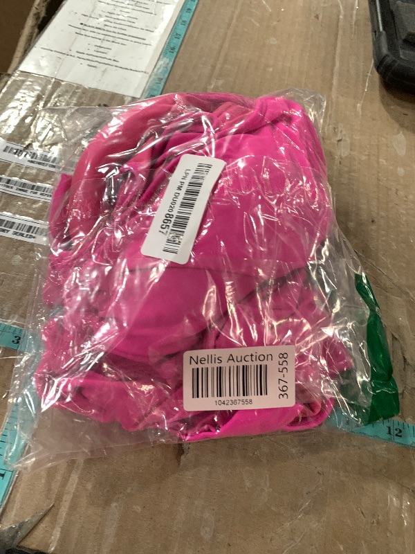 Photo 1 of (BAGGED) (16W) Aqua Eve Plus Size Swimsuits One Piece Bathing Suit for Women Tummy Control Sexy Halter Swimwear Hot Pink 16W