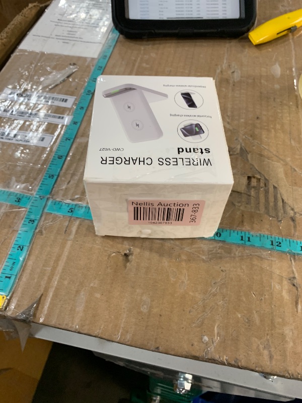 Photo 1 of 15W Samsung S25 Wireless Charger Fast Charging Stand for Galaxy S25 Ultra/S25 Plus/S24 Ultra/Z Flip6/Fold6,Android Wireless Charging Station with QC Adapter for Pixel 9/9 Pro XL/Fold/8/7 Pro,iPhone 16