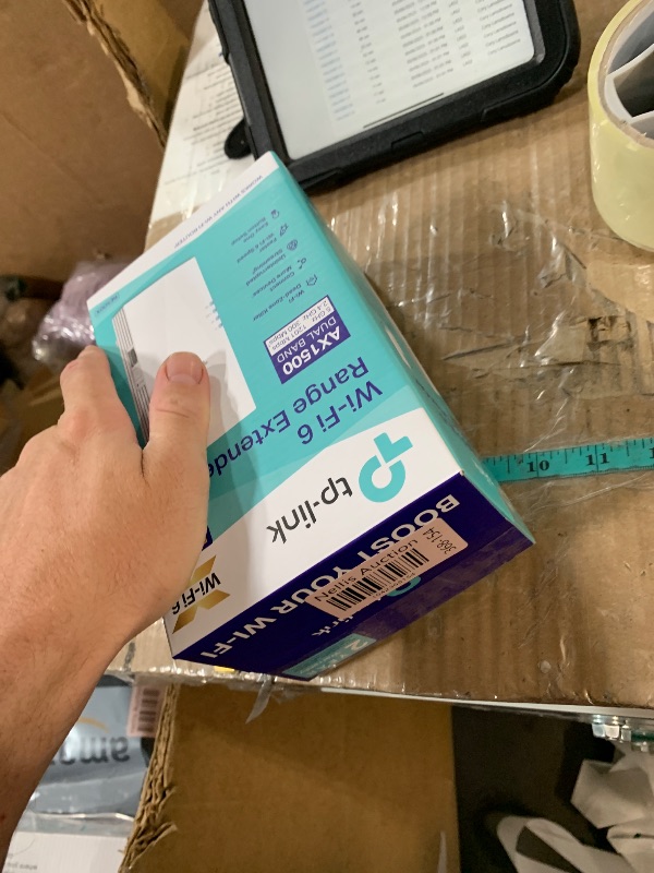 Photo 1 of **MIGHT HAVE ISSUE WITH CONNECTION**
TP-Link AX1500 WiFi Extender Internet Booster(RE500X), WiFi 6 Range Extender Covers up to 1500 sq.ft and 25 Devices,Dual Band, AP Mode w/Gigabit Port, APP Setup, OneMesh Compatible