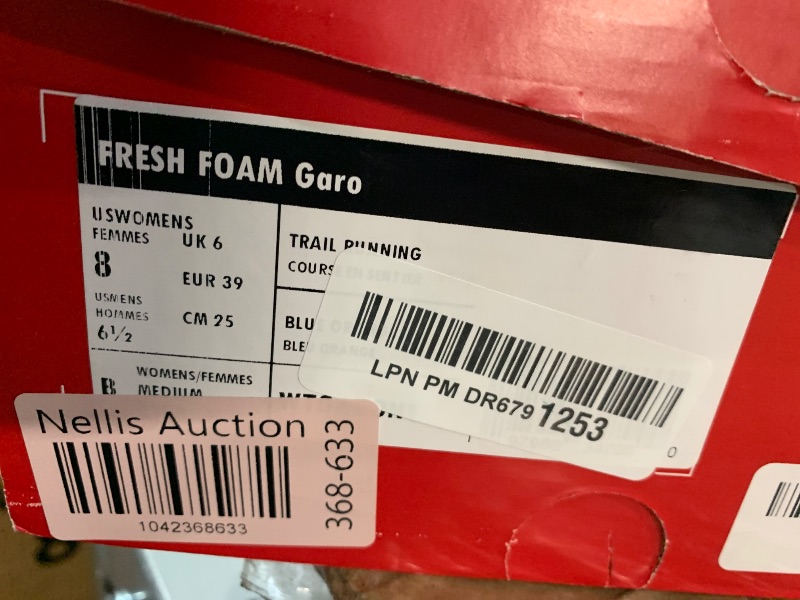 Photo 1 of New Balance Women's Fresh Foam Garoe V1 Trail Running Shoe, Nb Navy/Peach Blossom/Cyber Jade, 8