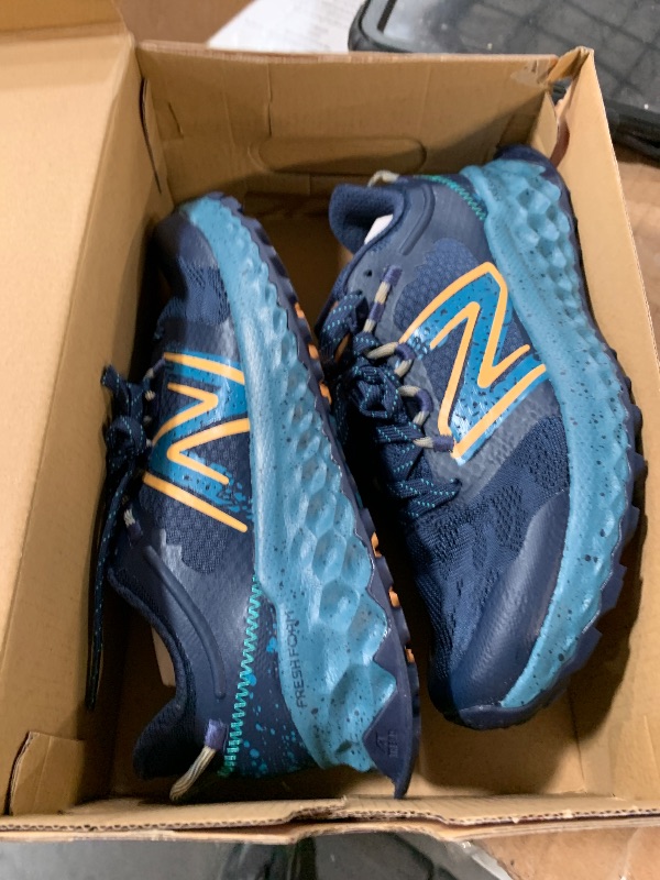 Photo 1 of New Balance Women's Fresh Foam Garoe V1 Trail Running Shoe, Nb Navy/Peach Blossom/Cyber Jade, 8