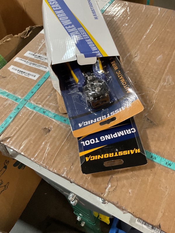 Photo 1 of ***(STRIPPERS ARE BROKEN)***
haisstronica Wire Stripper and Crimping Tool,AWG 24-10 Automatic Stripper Tool with AWG 22-10 Ratchet Wire Crimper For Heat Shrink Connectors