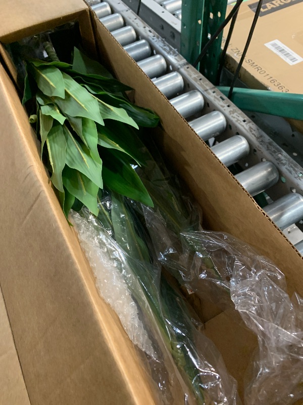 Photo 1 of (USED/FAIR) Nearly Natural 48in Dracaena Silk Plant (Real Touch) Green