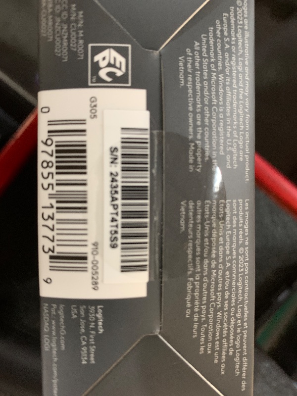 Photo 1 of Logitech G305 LIGHTSPEED Wireless Gaming Mouse, Hero 12K Sensor, 12,000 DPI, Lightweight, 6 Programmable Buttons, 250h Battery Life, On-Board Memory, PC/Mac - White