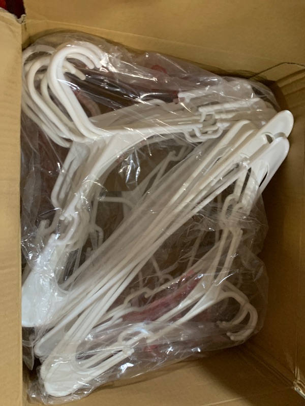 Photo 1 of (incomplete)(see images) HOUSE DAY  Hangers 60 Pack, Non Slip Clothes Felt Hanger Heavy Duty for Coat, Premium Slim Space Saving 