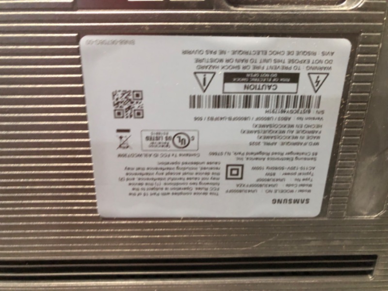 Photo 1 of Samsung 43-Inch Class Crystal UHD U8000F 4K Smart TV (2025 Model) Endless Free Content, Crystal Processor 4K, MetalStream Design, Knox Security, Alexa Built-in