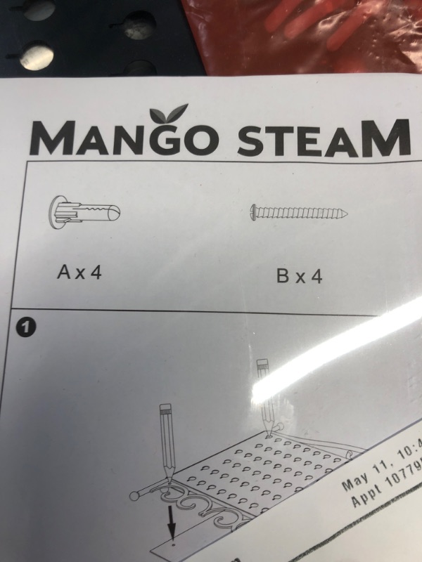 Photo 1 of (see all images) Mango Steam Wall Mounted Closet/Wardrobe Display Hanger Organizer