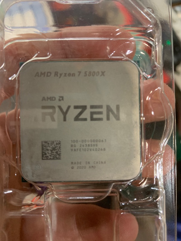 Photo 1 of AMD Ryzen 7 5800X 8-core, 16-thread unlocked desktop processor
