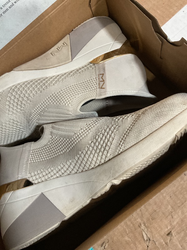 Photo 1 of  (7) Skechers Women's A-Wedge-CRECENT Hands Free Slip-Ins Sneaker, Taupe, 7