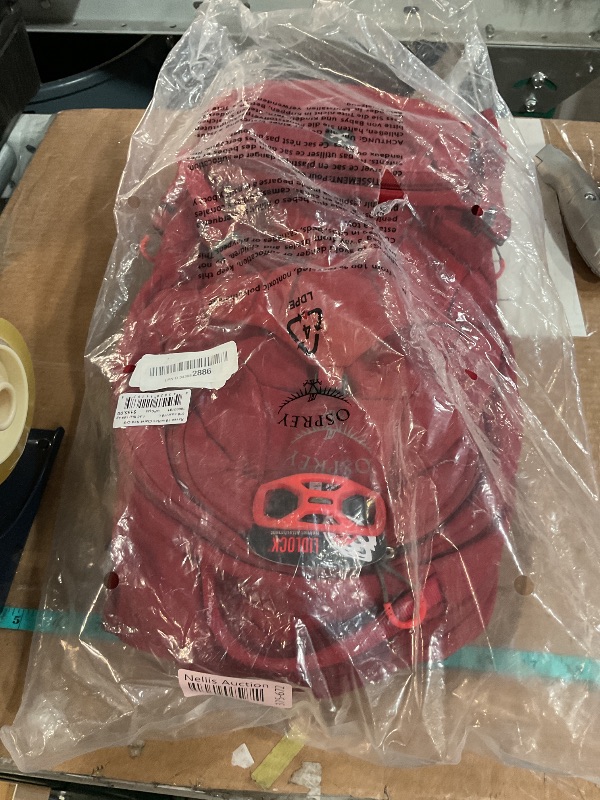 Photo 1 of (HEAVILY USED) (BAGGED) Osprey Raven 10L Women's Biking Backpack with Hydraulics Reservoir, Claret Red