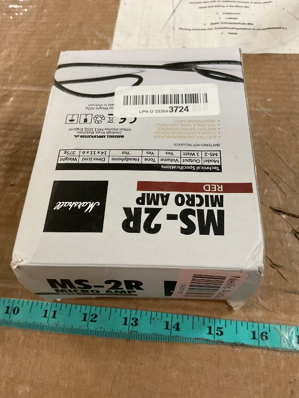 Photo 1 of Marshall Mini Stack Series MS-2R Micro Guitar Amplifier