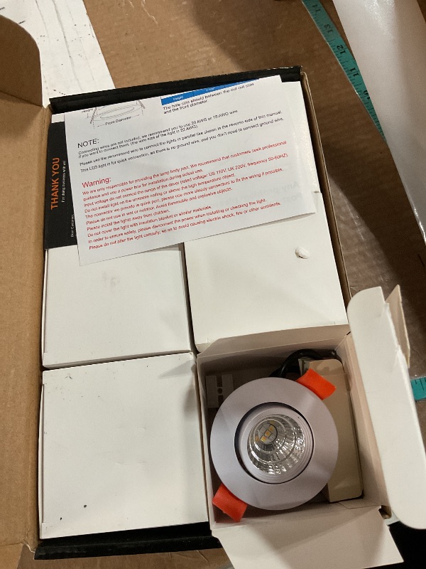 Photo 1 of 6 Pack 2 Inch Smart LED Recessed Lighting, 5W WIFI Recessed LED Lights, Dimmable RGB & CCT 2700-6500K Color Changing, 110V Recessed Light Compatible with Alexa and Google Home, with LED Driver
