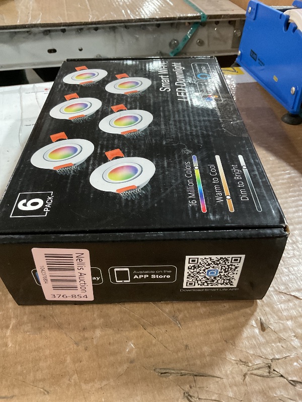 Photo 1 of 6 Pack 2 Inch Smart LED Recessed Lighting, 5W WIFI Recessed LED Lights, Dimmable RGB & CCT 2700-6500K Color Changing, 110V Recessed Light Compatible with Alexa and Google Home, with LED Driver