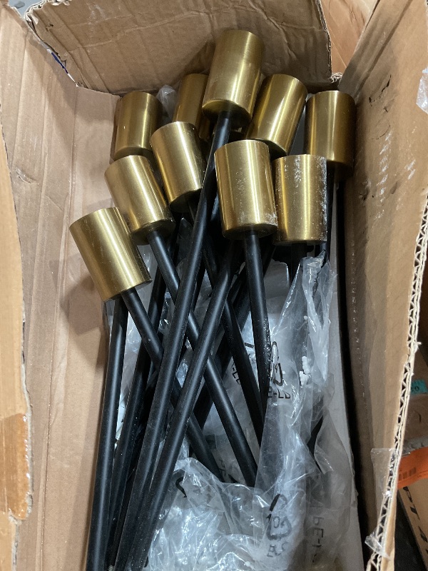 Photo 1 of 33" Modern Chandelier Ceiling Light Fixture, 12-Light Sputnik Chandeliers Gold and Black Mid Century Chandelier Over Table, Height Adjustable Chandeliers for Dining Room Living Room Kitchen Island