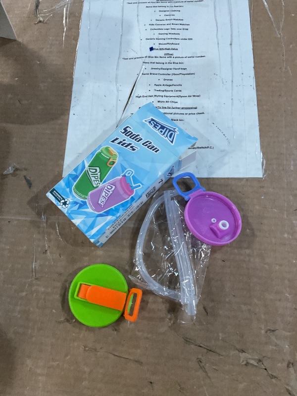 Photo 1 of 2 Color Soda Can Lids with Straw- Set of 2, Reusable pop can lids for Canned,BPA-Free Can Covers for Soda, Leak-Proof Design(Purple & Green)