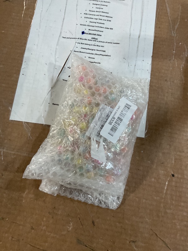 Photo 1 of 120Pcs 16MM Mixed Shiny AB Color Acrylic Bead for DIY Jewelry Making Bracelets Necklace Keychain