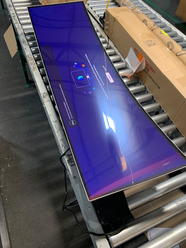Photo 1 of **SEE NOTES** Samsung 49" Odyssey OLED G9 (G95SC) Series Curved Smart Gaming Monitor w QD-OLED, 240Hz, 0.03ms, AMD Freestyle Premium Pro, G-Sync Compatible, Dual QHD, Neo Quantum Processor Pro, LS49CG954SNXZA, 2023