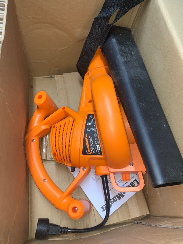 Photo 1 of ***PARTS ONLY ITEM*** LawnMaster BV1210 Electric Blower Vacuum Mulcher 12 Amp 2-Speed Adjustment with Metal Impeller 240 MPH 380 CFM 16:1 Mulch Ratio with Collection Bag