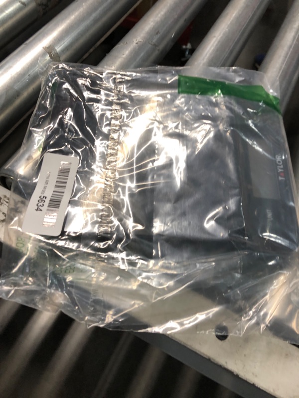 Photo 1 of Taylor Glass Top Food Scale with Touch Control Buttons, 11 lb Capacity, Black