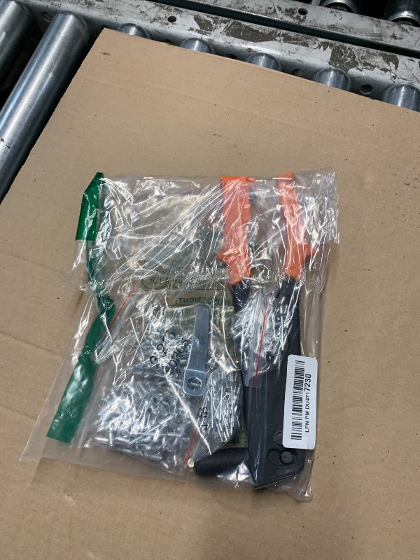 Photo 1 of Meiwaltee Rivet gun,Professional Pop Rivet Gun Kit with 200Pcs Rivets, 3/32"-1/8"-5/32"-3/16", Heavy Hand Riveter kit Suitable for Metal work, Gutter, Automotive and other common DIY projects