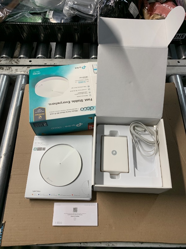 Photo 1 of (POWER TESTED) STP-Link Deco Mesh WiFi Router (Deco M5) – Dual Band Gigabit Wireless Router, Quad-core CPU, MU-MIMO, HomeCare, Parental Control, Up to 2,000 sq. ft. Coverage, Works with Alexa, 1-pack