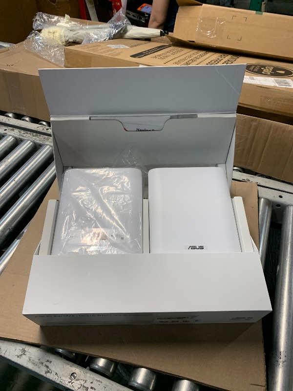 Photo 1 of ASUS ZenWiFi BQ16 Pro Quad-Band WiFi 7 Mesh Router (2 Pack), up to 8000 sqft, 2X 10G Ports Each, Smart Home Master with Multi-SSID, VPN & Parental Controls, Subscription-Free Security, AiMesh