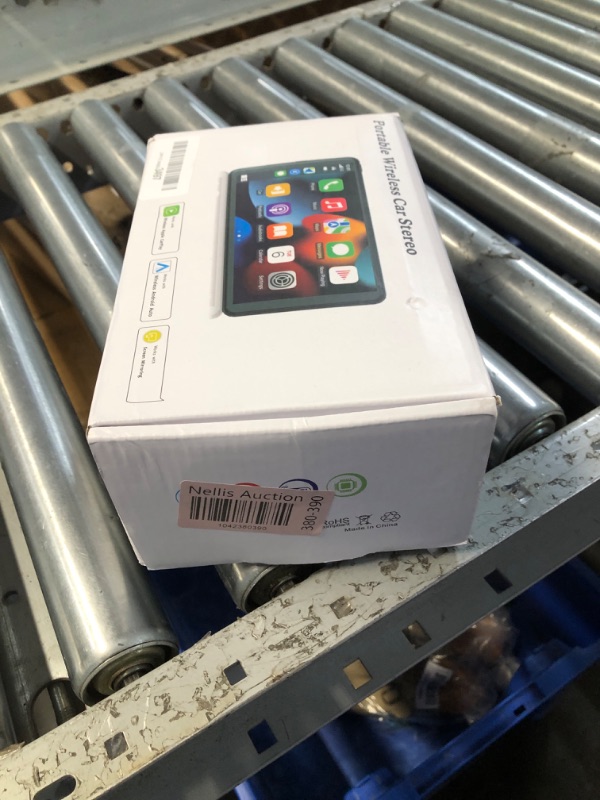 Photo 1 of *USED*Portable Wireless with Apple CarPlay and Android Auto Screen for Car, 7" HD Touch Screen Car Stereo with Mirror Link, Bluetooth 5.2, Backup Camera, AUX,FM Transmitter for All Vehicle